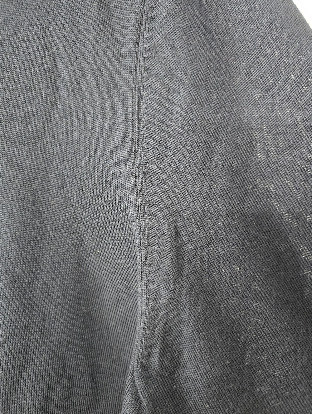 Brooks Brothers Merino Wool Long Sleeve Polo Collar Henley Sweater Navy Blue XL - Picture 2 of 9